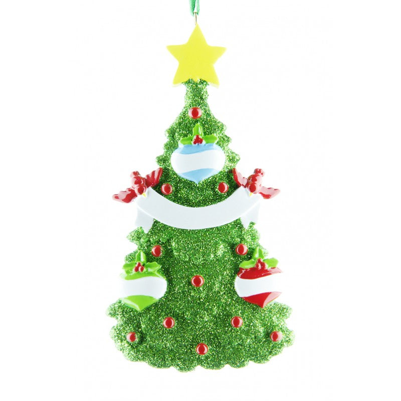 Green Christmas Tree Family 3