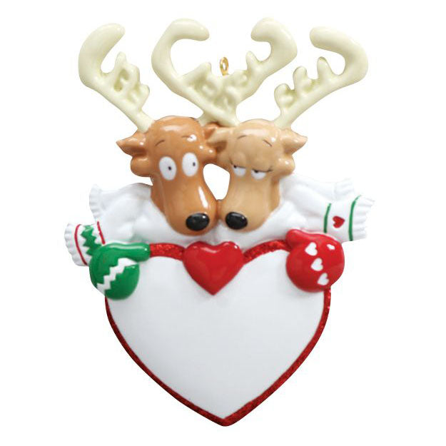 Reindeer Couple with Heart