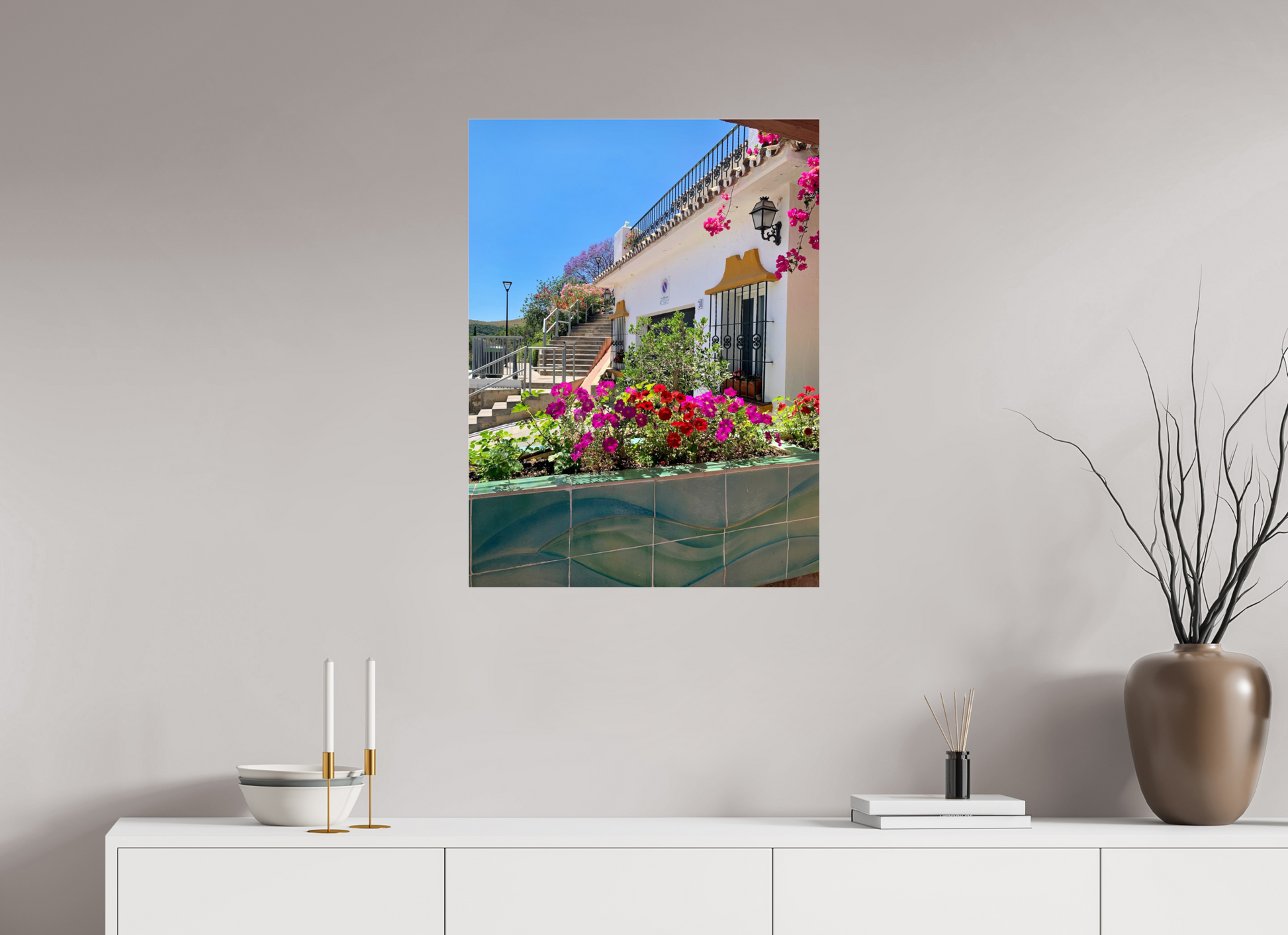 60 x 80 cm, Photo Print Under Acrylic Glass Pretty Benhavis Spain