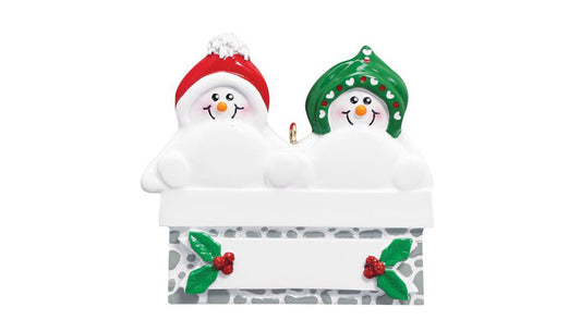 Snowman on Mantle Family 3