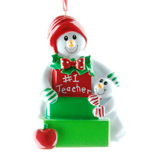 Snow Teacher Decoration