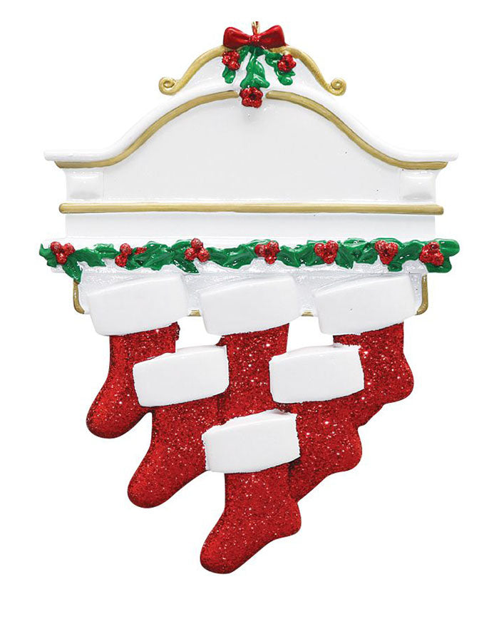 White Christmas Tree Family 6