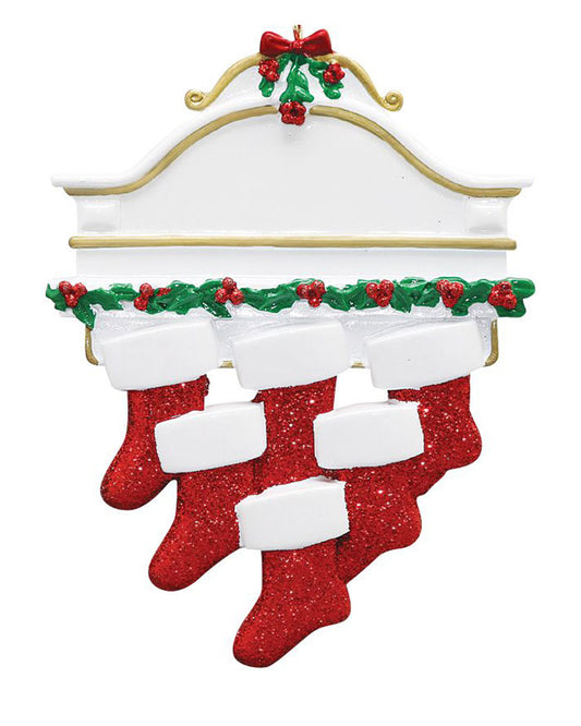 White Christmas Tree Family 6