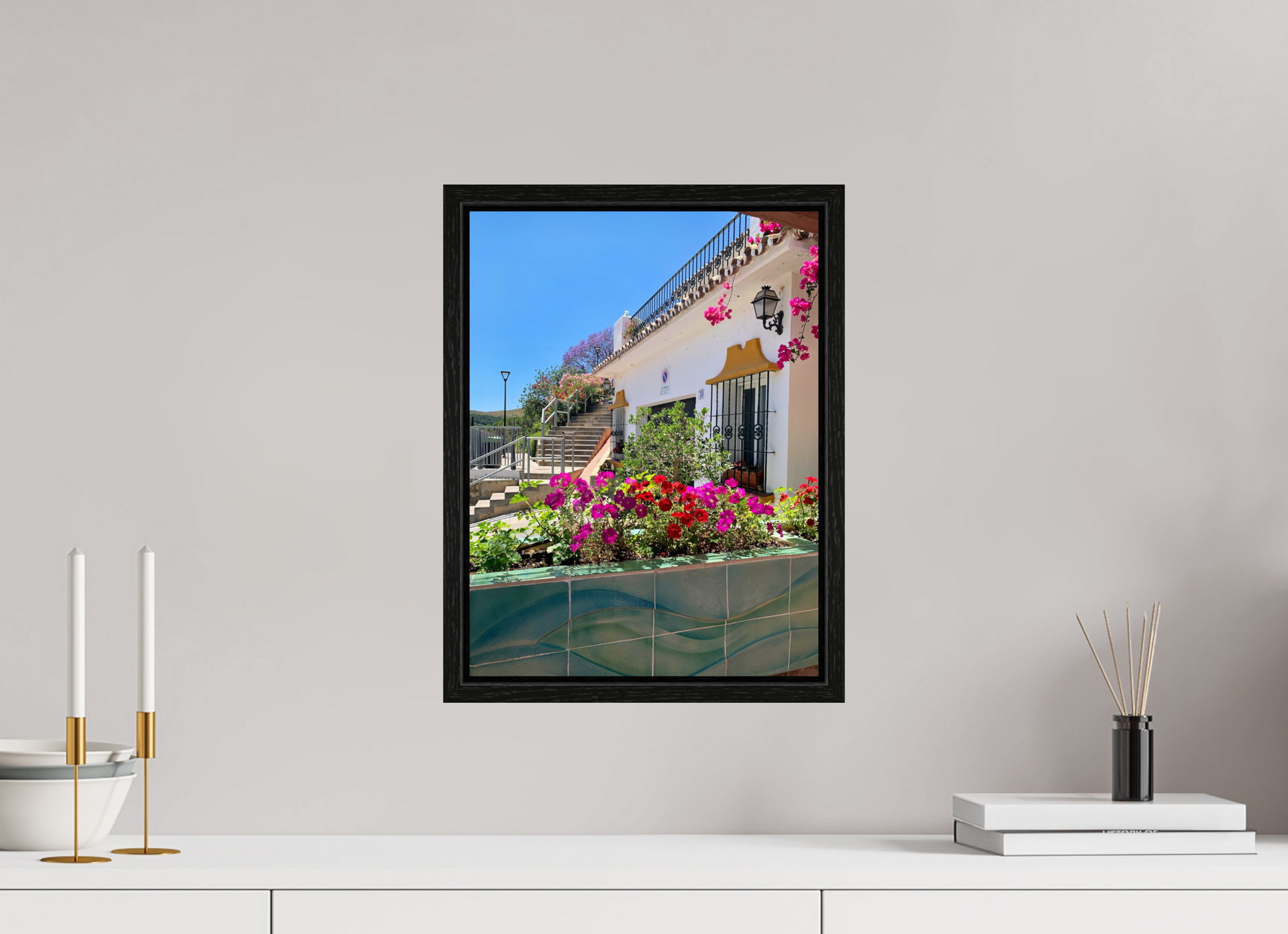 30 x 40 cm, Floater Frame Pretty Benehavis Spain