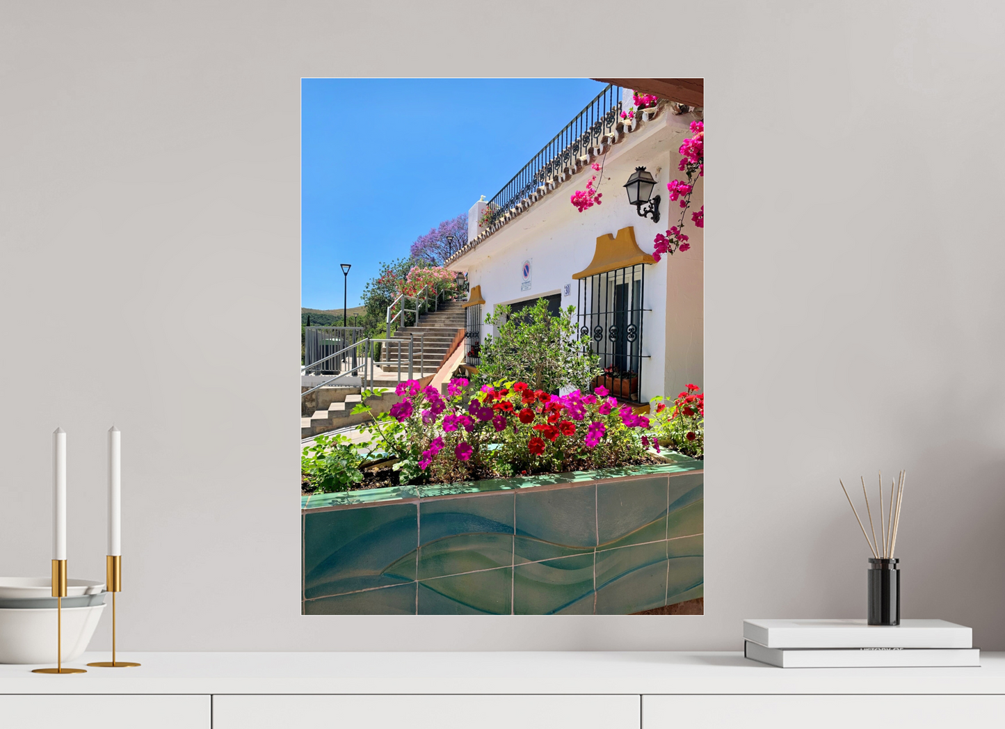 45 x 60 cm, Photo Print Under Acrylic Glass Pretty Benhavis Spain