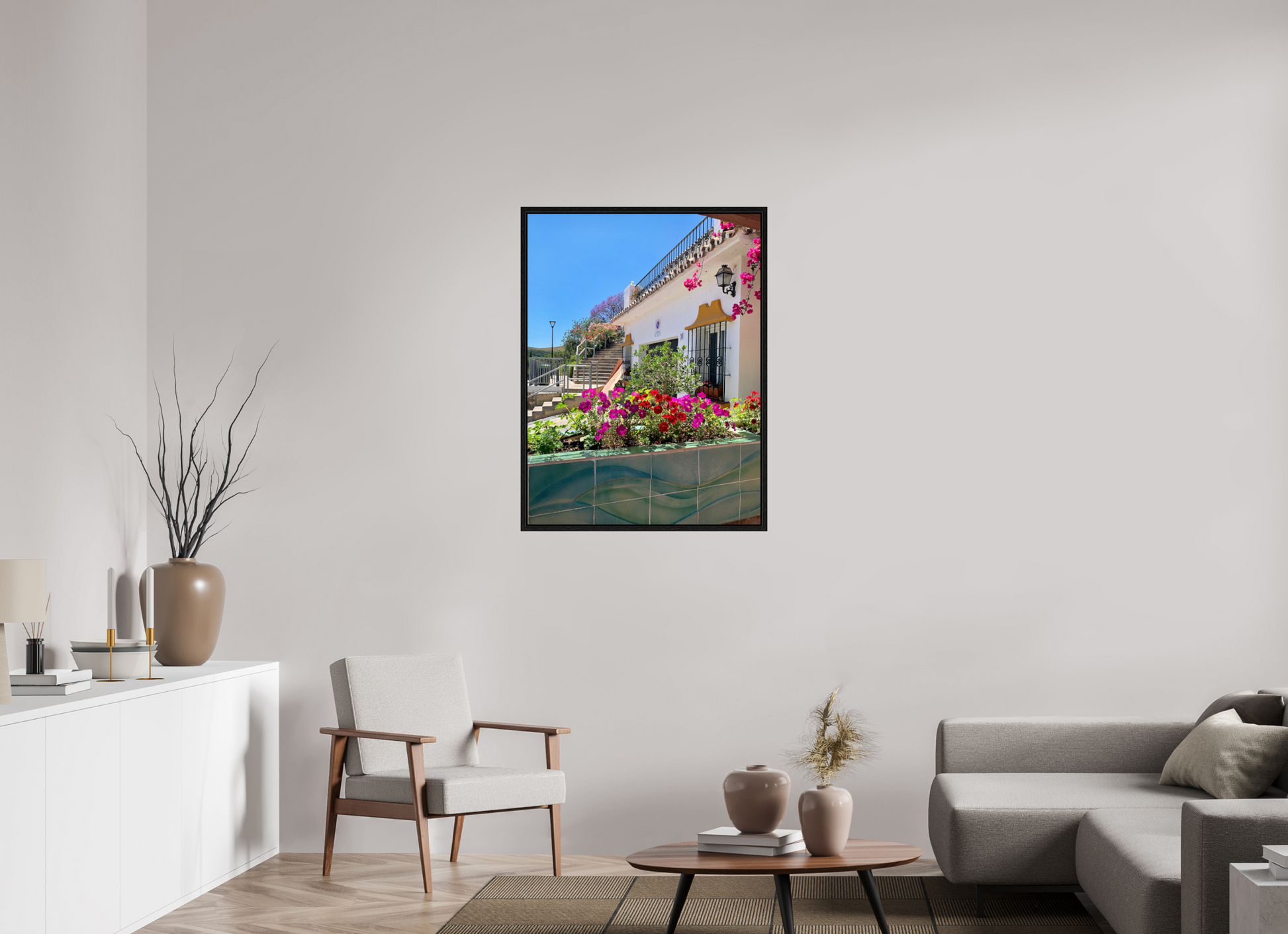 75 x 100 cm, Floater Frame Pretty Benehavis Spain