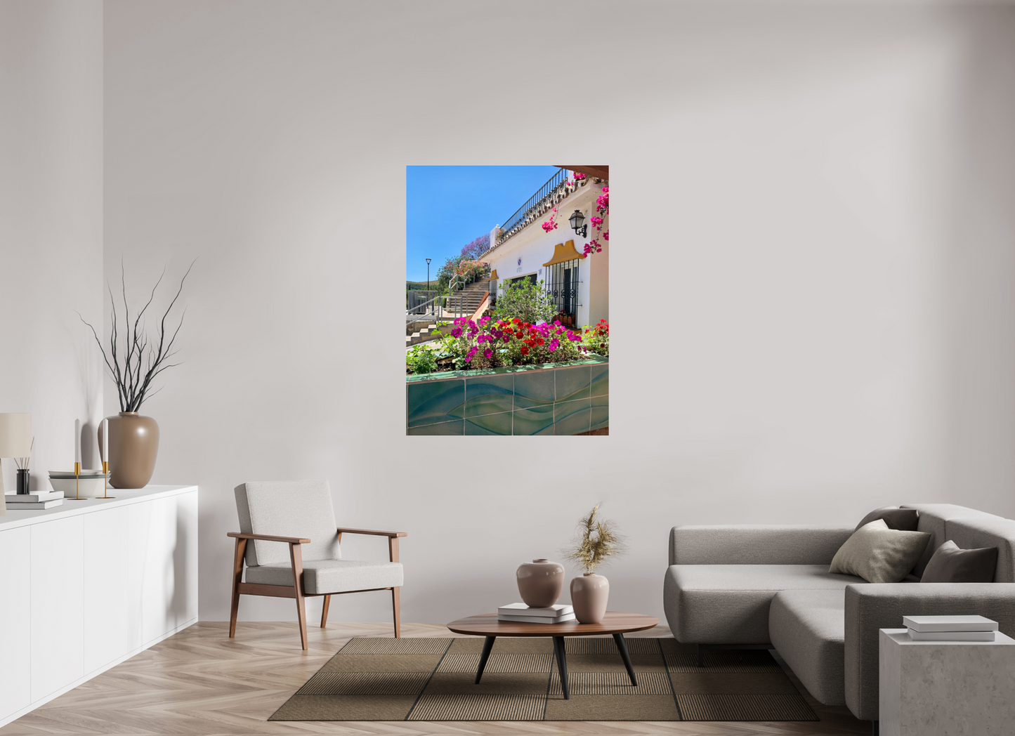105 x 140 cm, Photo Print Under Acrylic Glass Pretty Benhavis Spain