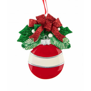 Red Round Ornament