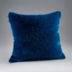 Bluestone Faux Fur Cushion