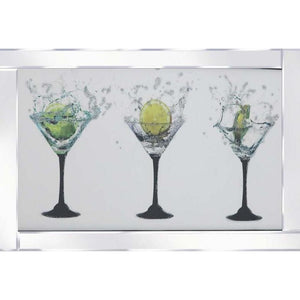 Triple Cocktail Glasses