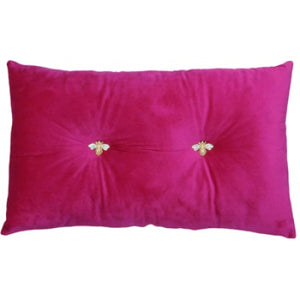 Fuchsia Velvet Cushion