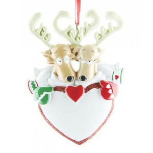 Reindeer Couple with Heart