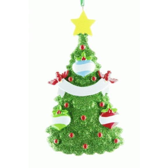 Green Christmas Tree Family 3