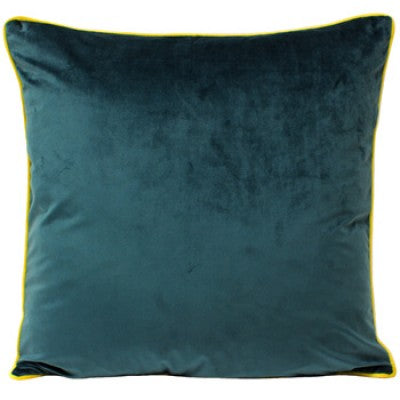 Large Velour Scatter Cushion - Teal/Cylon