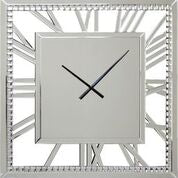 Large Mirrored Crystal Clock